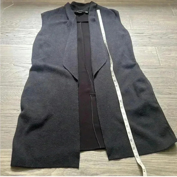 🔥TED  Baker🔥 | Leelih black longline wool blend vest - Picture 13 of 13